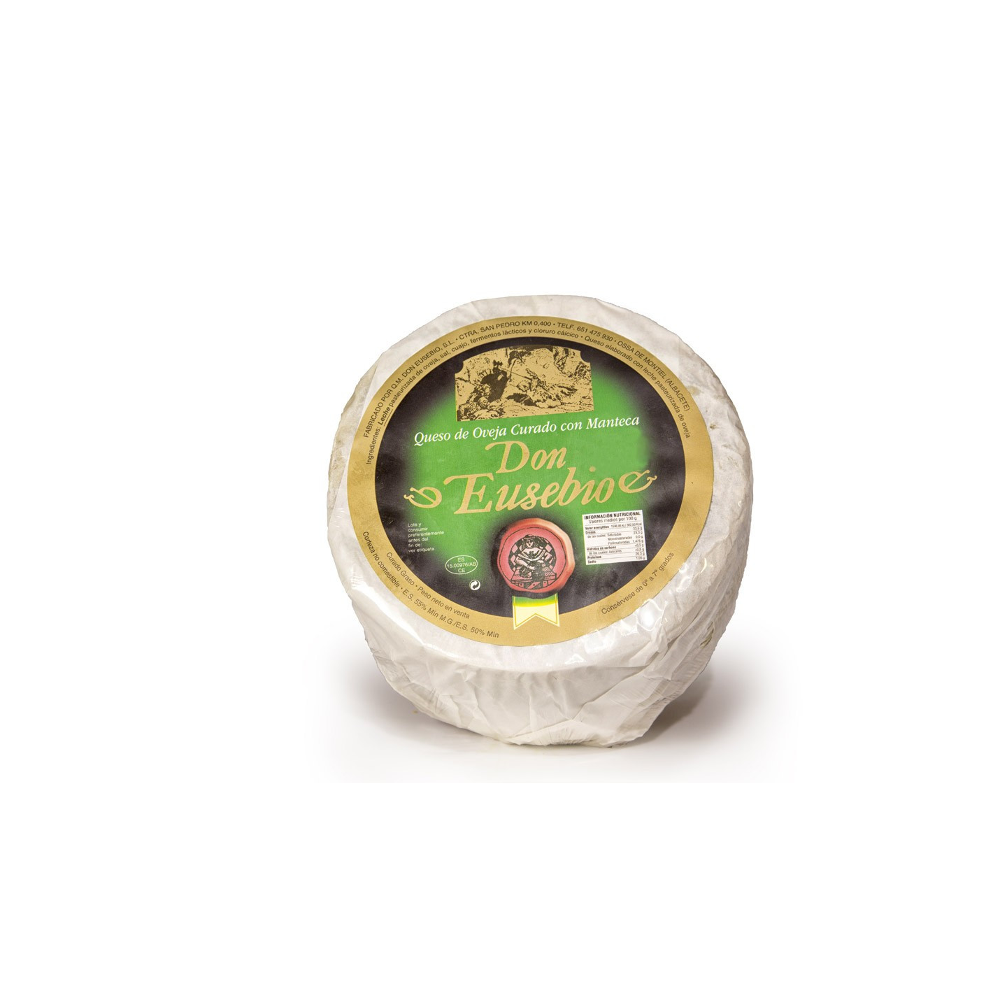 QUESO EN MANTECA DON EUSEBIO