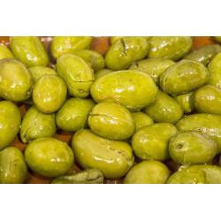 ACEITUNAS EXTREMEÑAS PARTIDAS Y ALIÑADAS