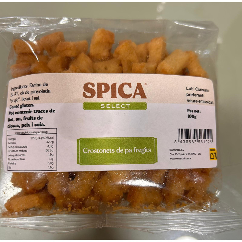 Picatostes fritos