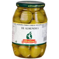 Aceituna gordal rellena de almendra