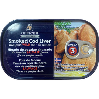 Hígado de bacalao ahumado