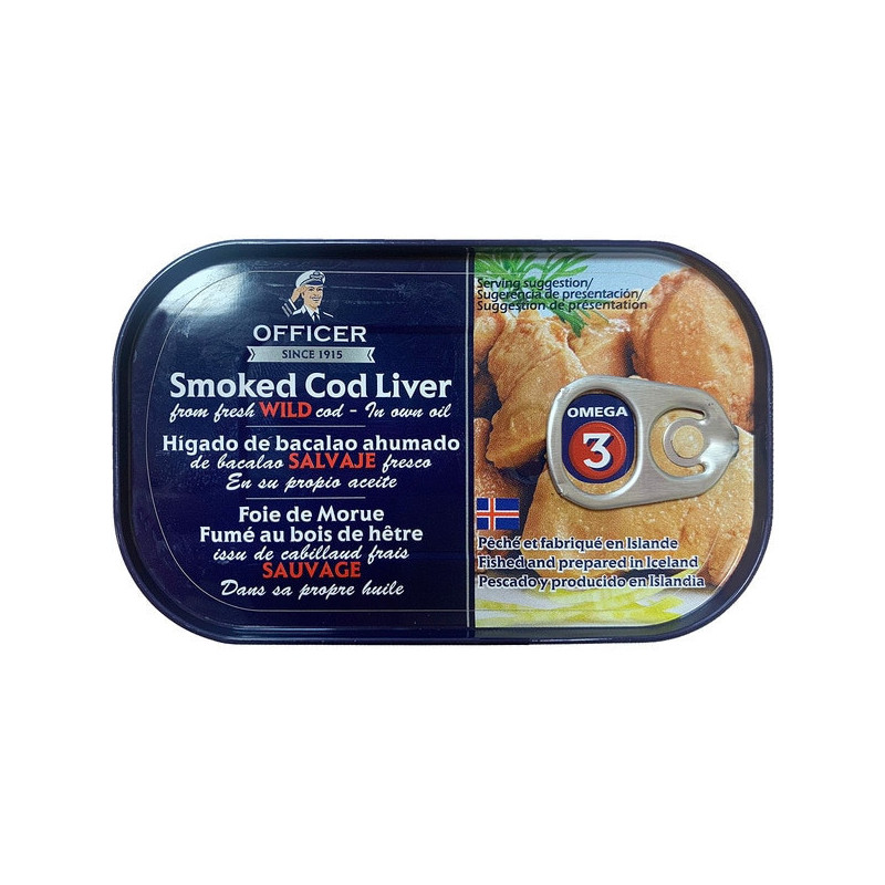 Hígado de bacalao ahumado