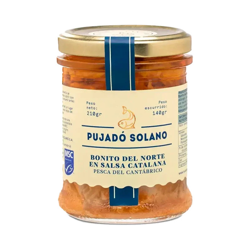 Bonito del norte en salsa catalana