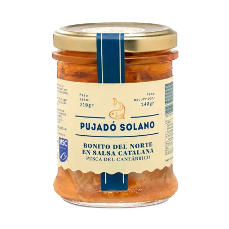 Bonito del norte en salsa catalana
