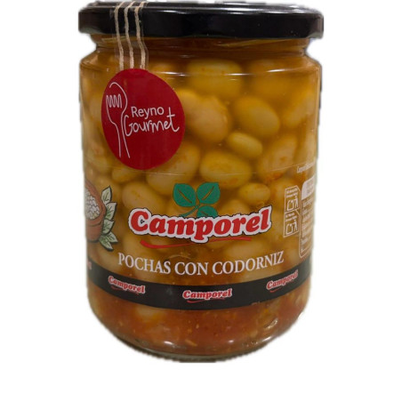 Pochas con codorniz