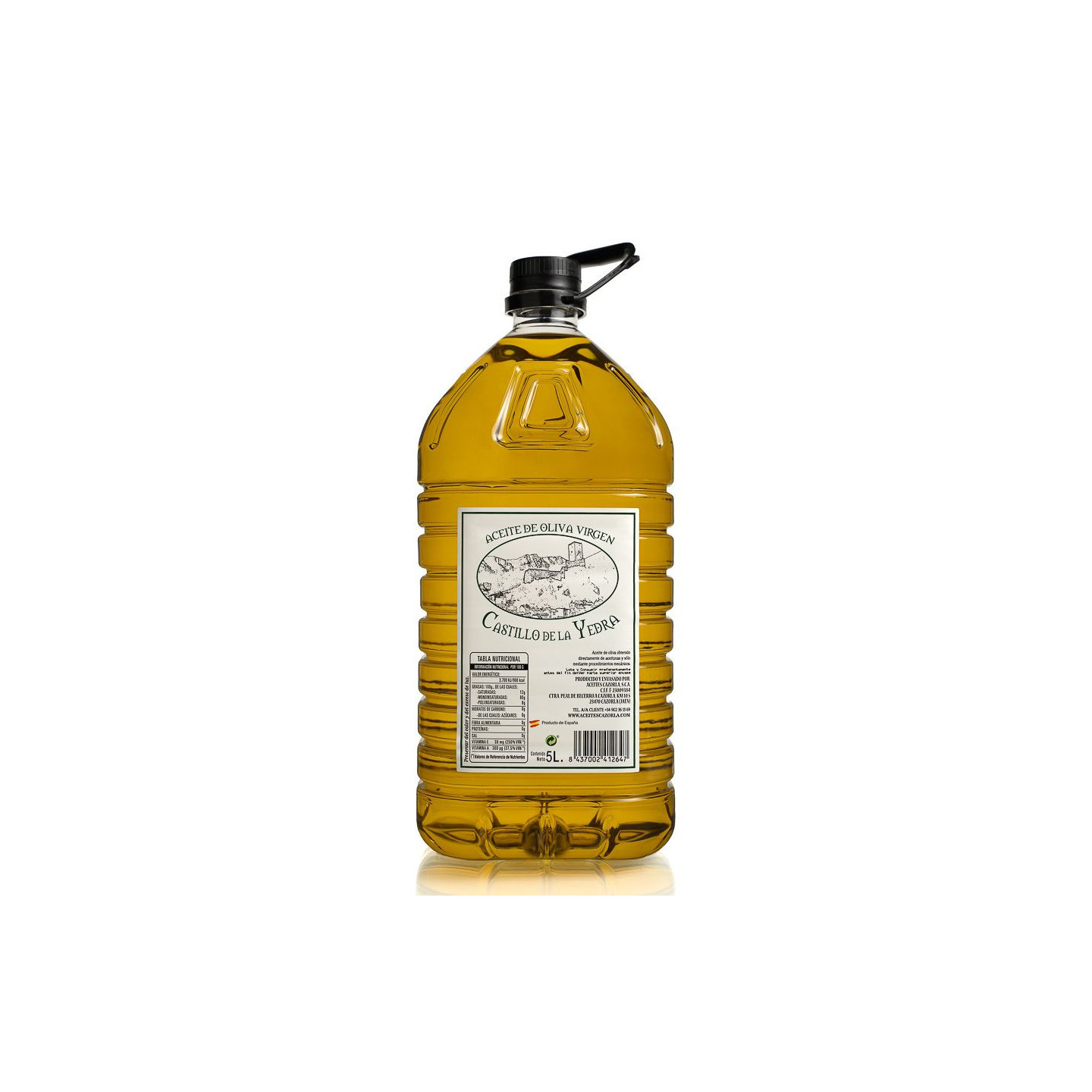 ACEITE DE OLIVA VIRGEN CASTILLO DE LA YEDRA 5L.