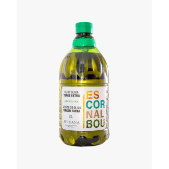 ACEITE DE OLIVA VIRGEN EXTRA ARBEQUINA SIURANA ESCORNALBOU GOURMET 2L.
