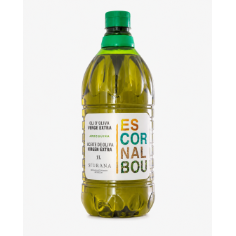 ACEITE DE OLIVA VIRGEN EXTRA ARBEQUINA SIURANA ESCORNALBOU GOURMET 1L.
